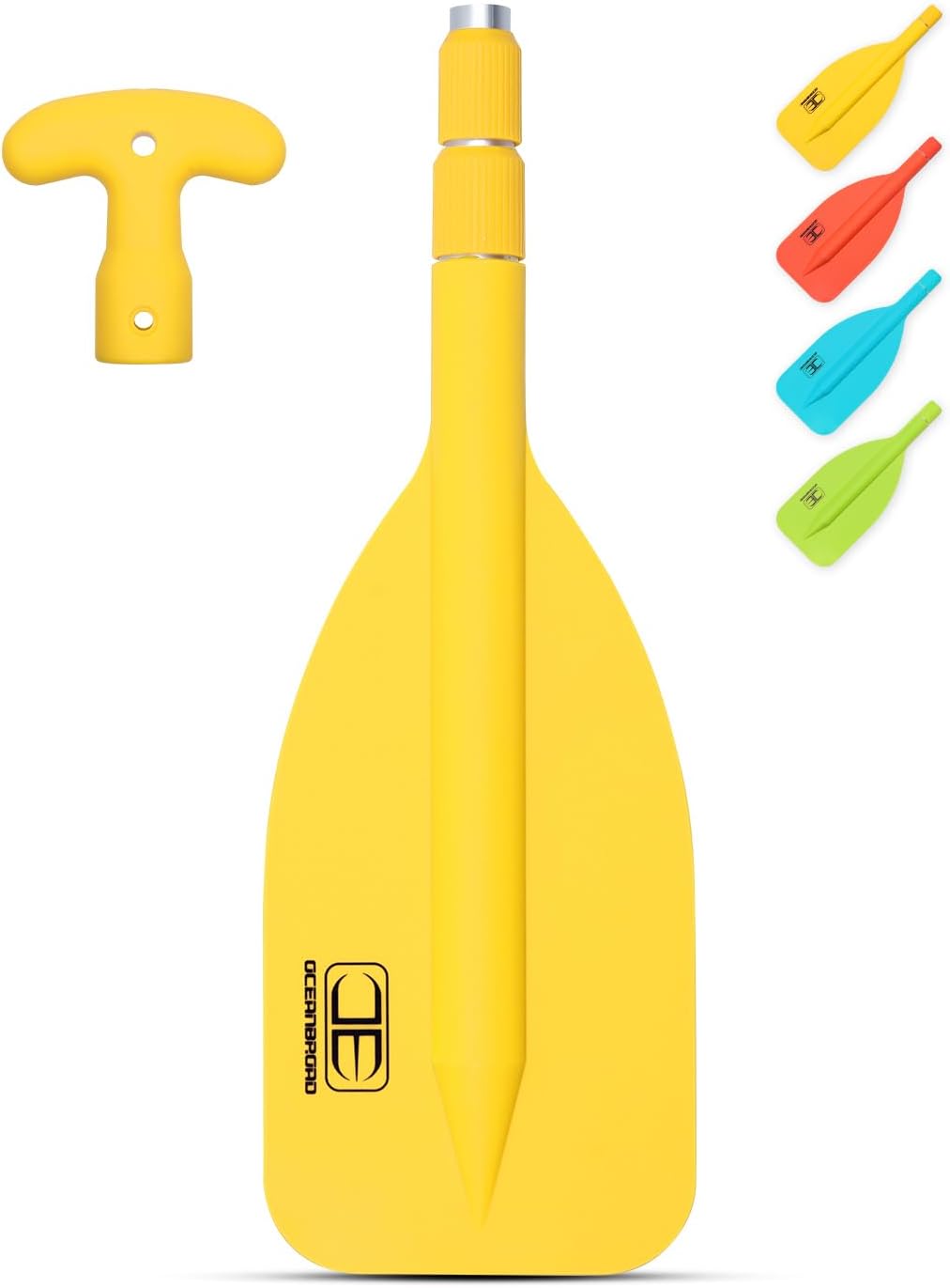 Emergency Paddle 21''-42''（Assembling Required）/26''-54'' | Boat Paddle, Canoe/Kayak Paddle, Telescoping Paddle, Collapsible Paddle, PWC/Boating/Pontoon/Jet Ski Accessories