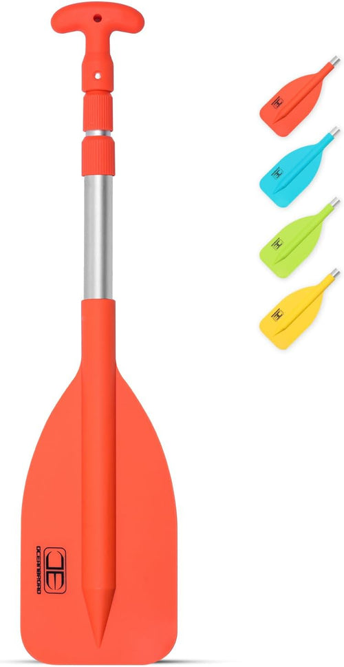 Emergency Paddle 21''-42''（Assembling Required）/26''-54'' | Boat Paddle, Canoe/Kayak Paddle, Telescoping Paddle, Collapsible Paddle, PWC/Boating/Pontoon/Jet Ski Accessories