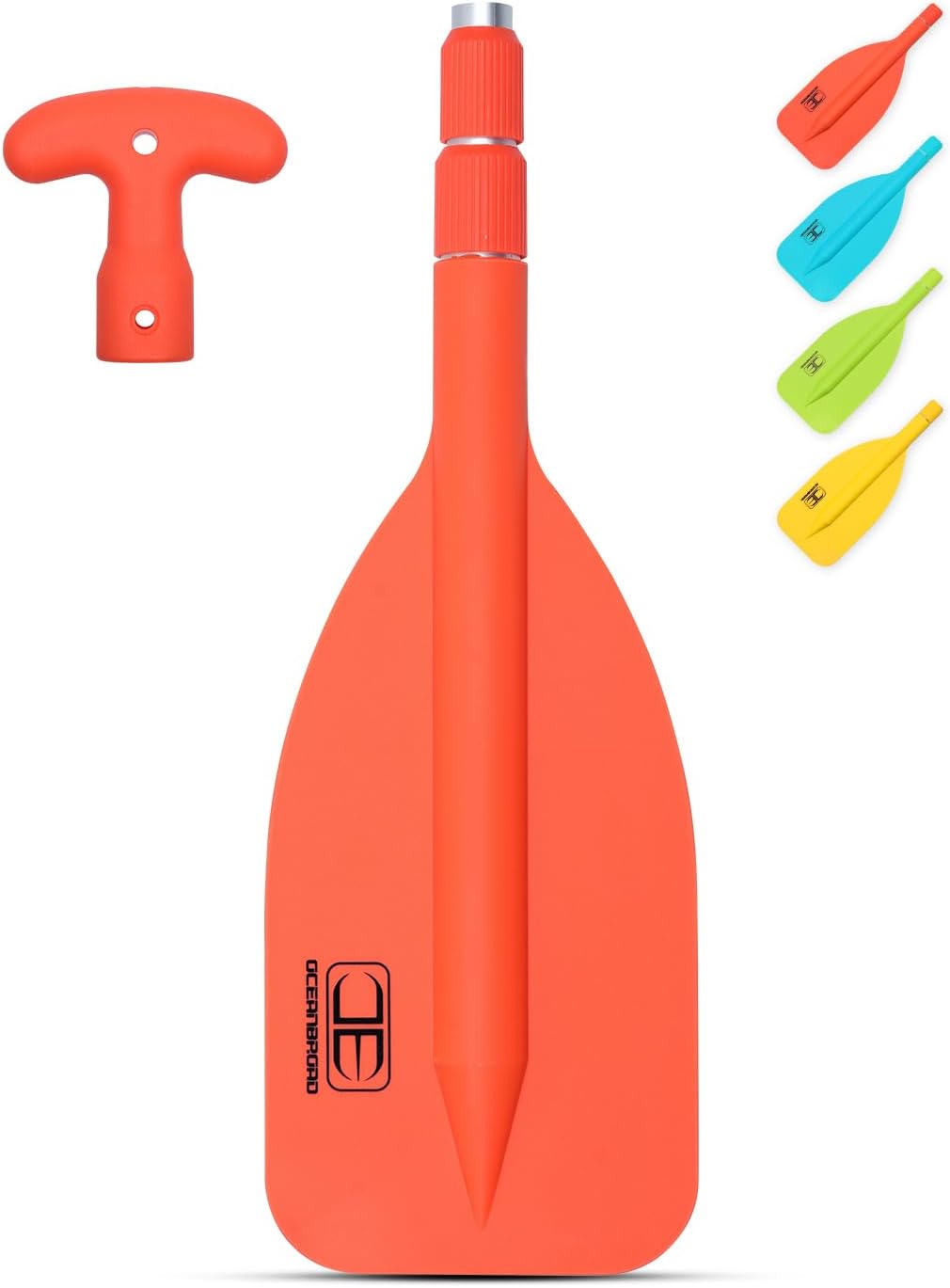 Emergency Paddle 21''-42''（Assembling Required）/26''-54'' | Boat Paddle, Canoe/Kayak Paddle, Telescoping Paddle, Collapsible Paddle, PWC/Boating/Pontoon/Jet Ski Accessories